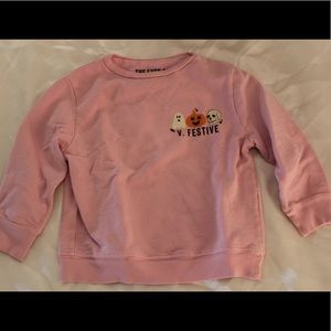 Toddler girl Halloween sweatshirt